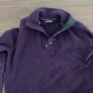 Banana Republic Deep Purple Knit Sweater